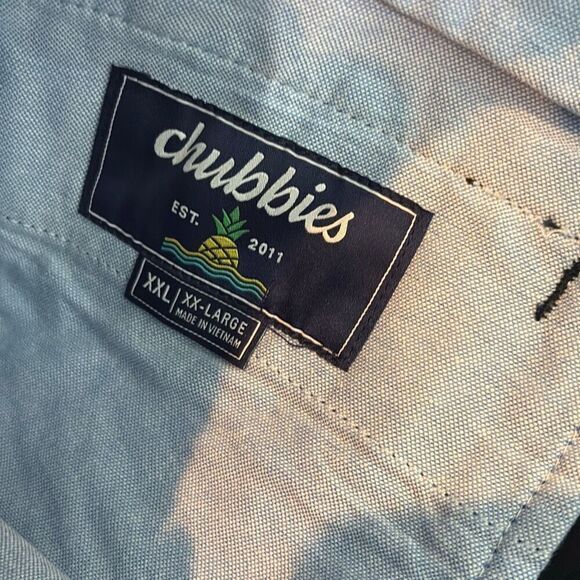 NWT Chubbies The Armadas 7” Originals Stretch Twill Shorts In Navy Size XXL - Picture 6 of 9